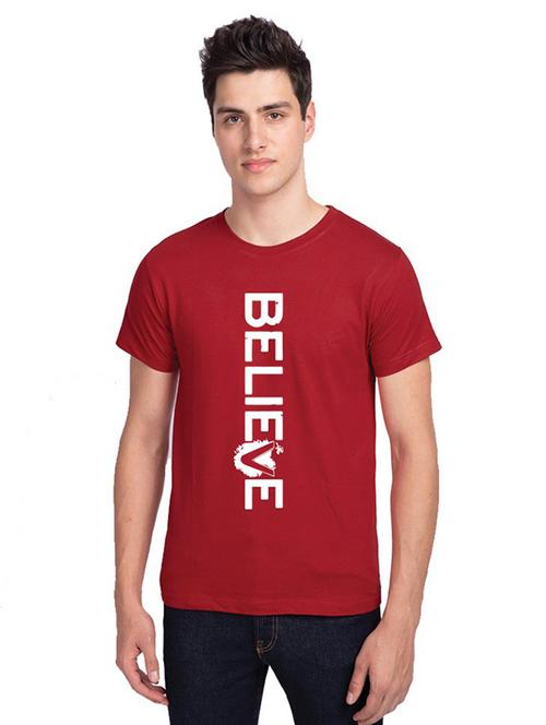 round neck printed front print t-shirt - 19324990 - Standard Image - 0