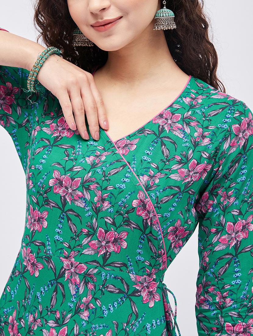 women's angrakha kurta - 19335360 - Standard Image - 5