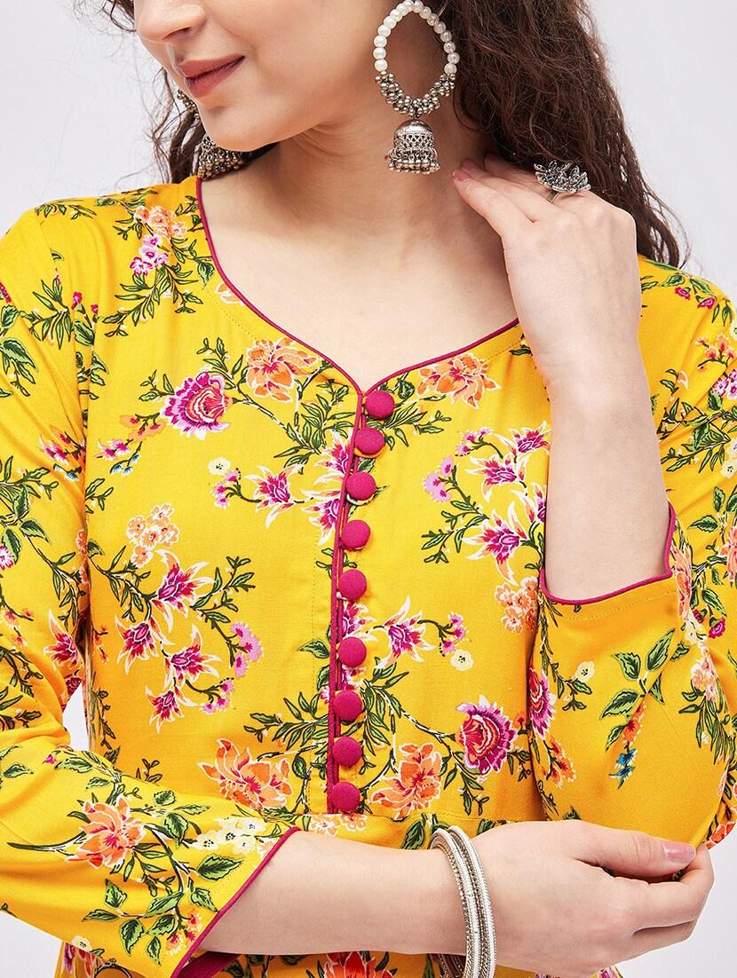 women's flared kurta - 19335362 - Standard Image - 5