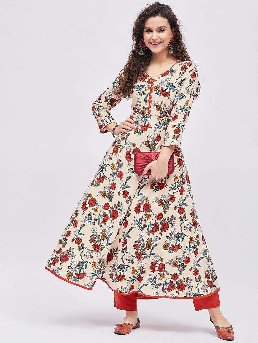 women's flared kurta - 19335372 - Zoom Image - 3