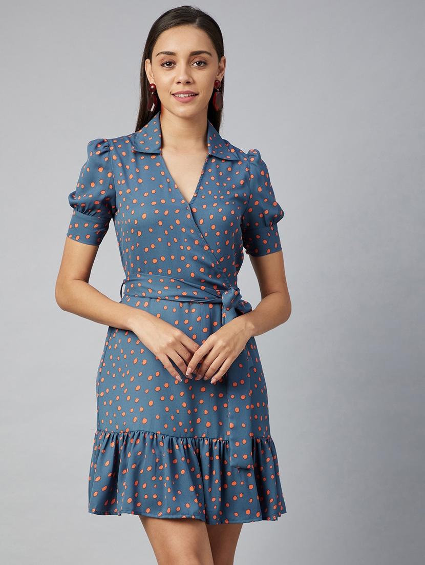 women's tiered dress printed dress - 19371230 -  Zoom Image - 0