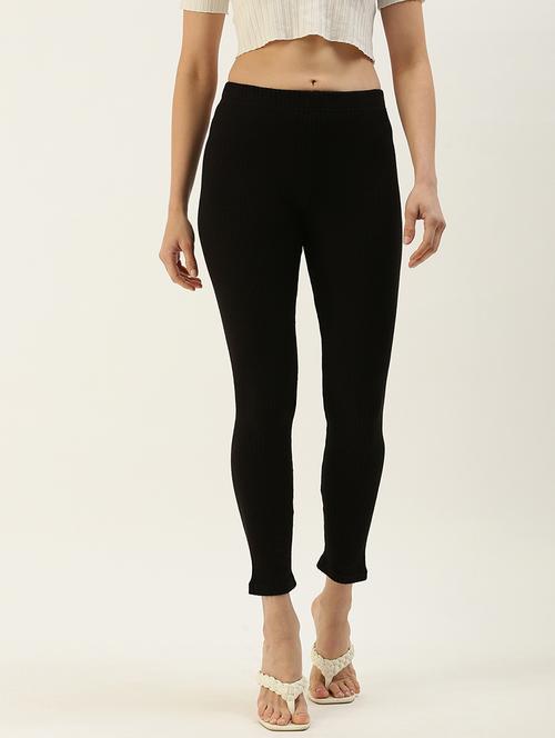 black solid legging - 19397164 - Very Small Image - 1