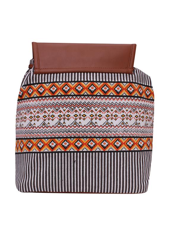 multi colored canvas sling bag - 19404422 - Zoom Image - 1