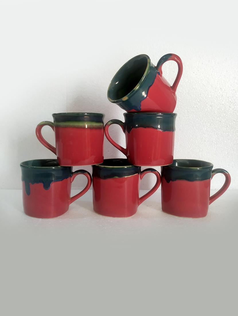 moody panda designer set of 6 cups | cupset | set of 6 cups | stoneware - 19408244 - Zoom Image - 0