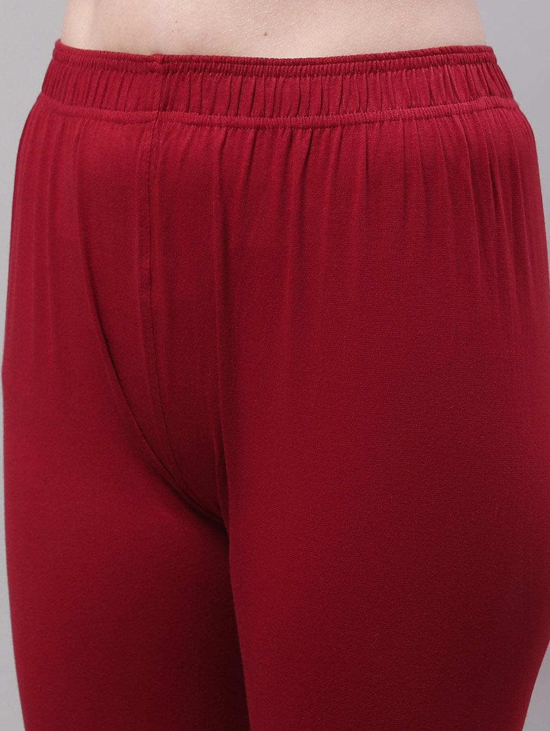 red cotton leggings - 19409741 - Zoom Image - 4