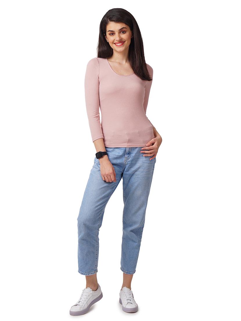 solids cotton blend regular top - 19414220 - Standard Image - 3