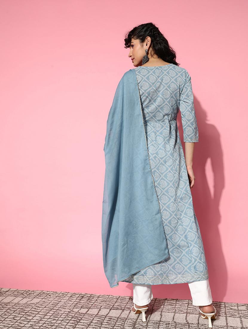 women's flared kurta - 19414337 - Standard Image - 2