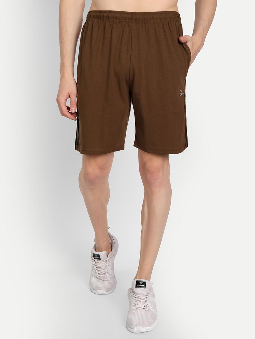 men solid shorts