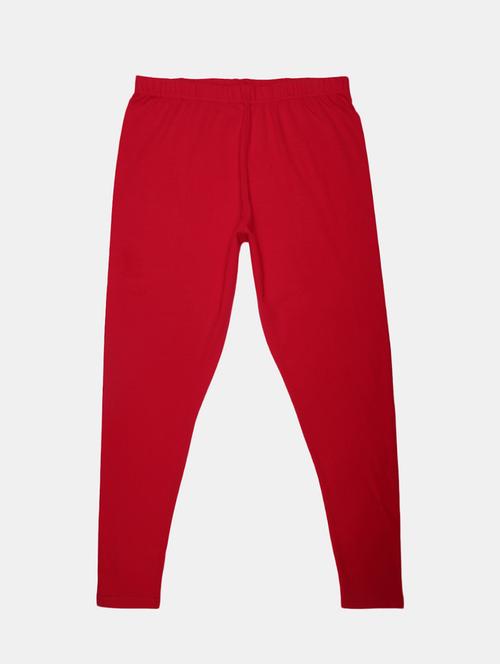 Girls Mid Rise Solid Legging - 19436498 - Very Small Image - 1