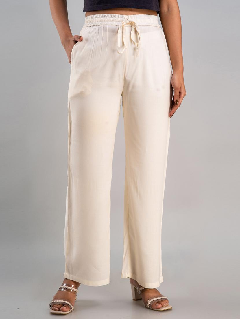 women drawstring waist printed palazzo - 19482080 - Zoom Image - 0