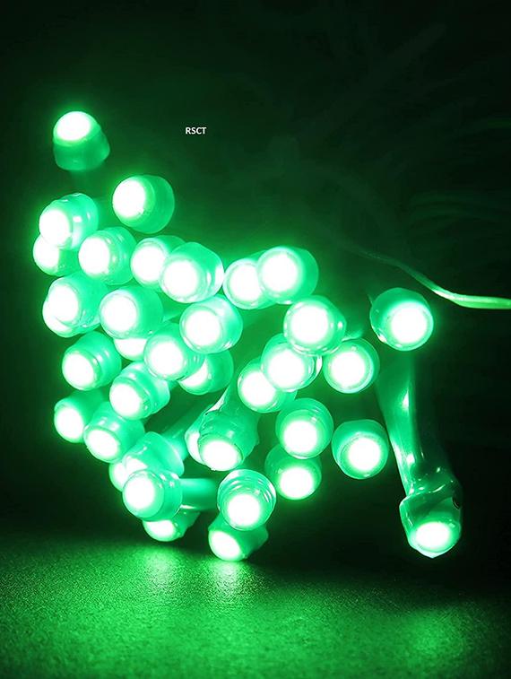 rsct battery powered waterproof and corded 25 v green led string light 36 ft - 19487131 -  Zoom Image - 0