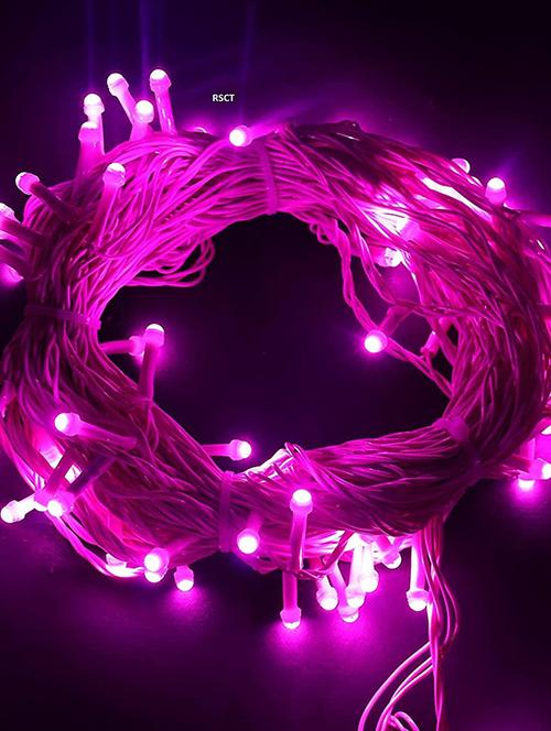 rsct corded electric pink led string light 36 ft - 19487135 - Very Small Image - 1