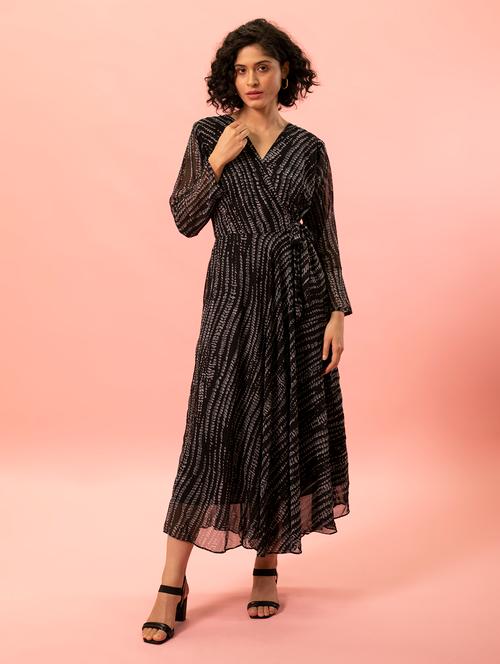 women's fit & flare floral dress - 19487729 - Standard Image - 0