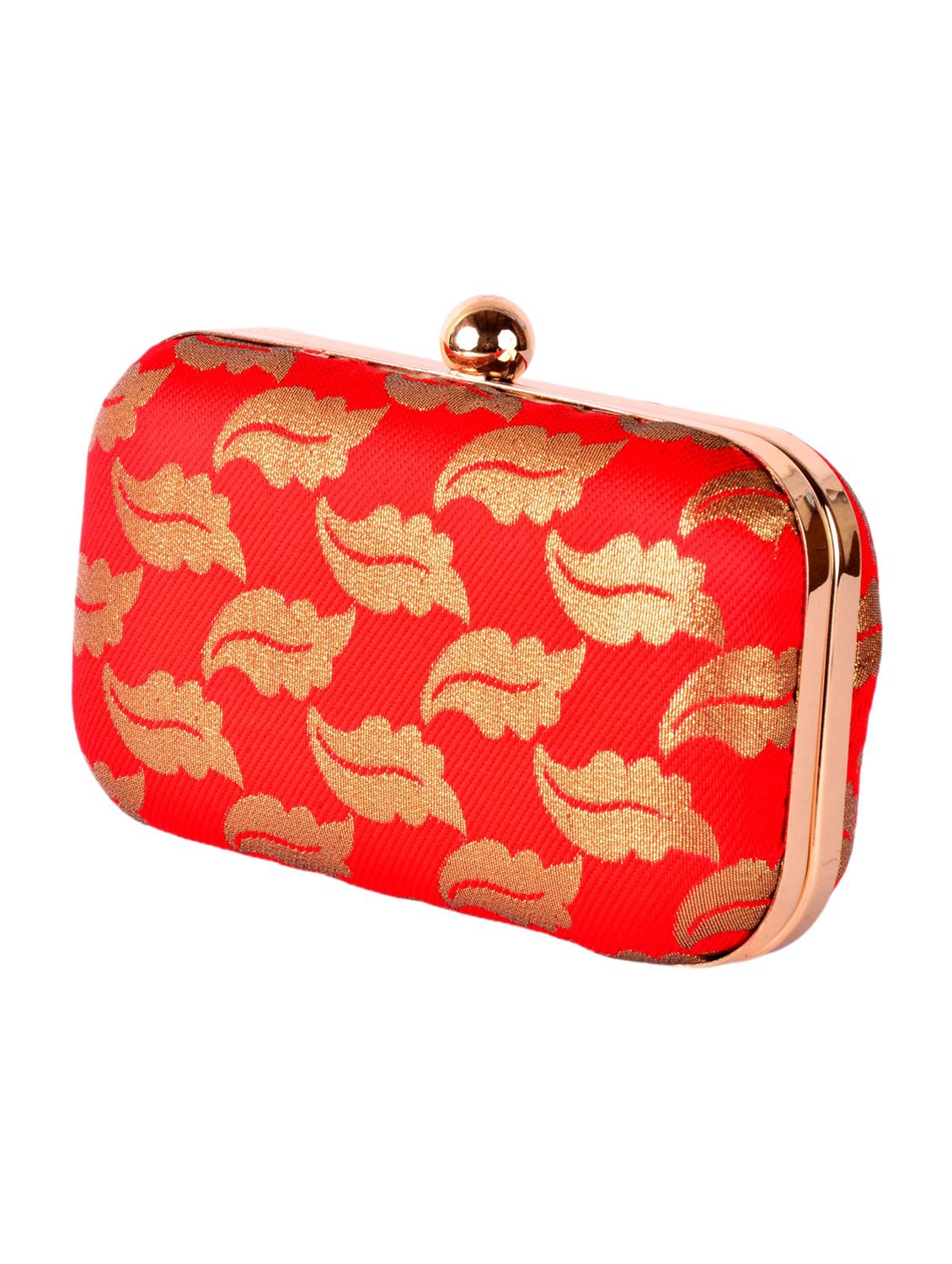 self design box clutch with detachable strap - 19489841 - Standard Image - 3