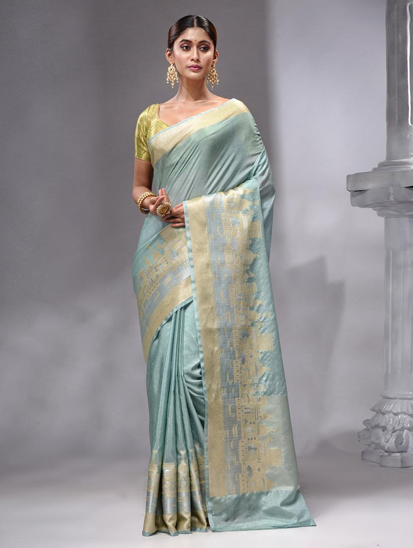 women's banarasi saree with blouse - 19492126 - Zoom Image - 0