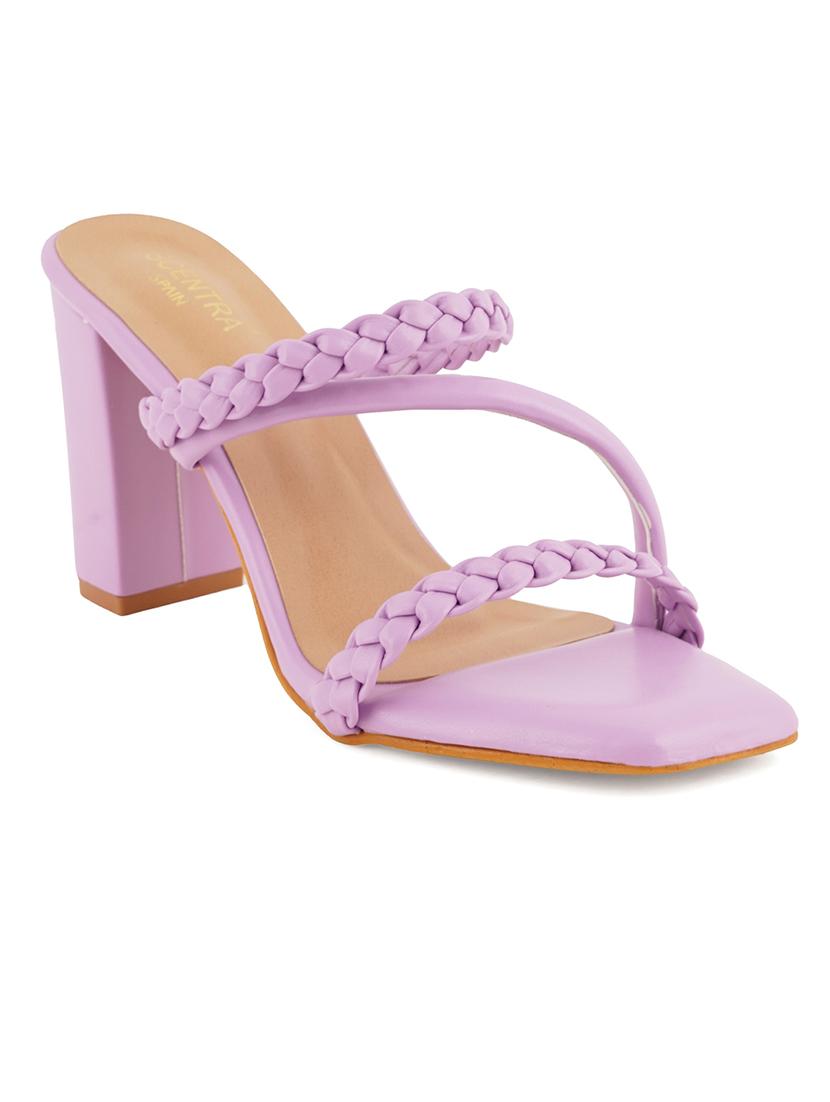 purple synthetic slip on sandals - 19495696 - Zoom Image - 0