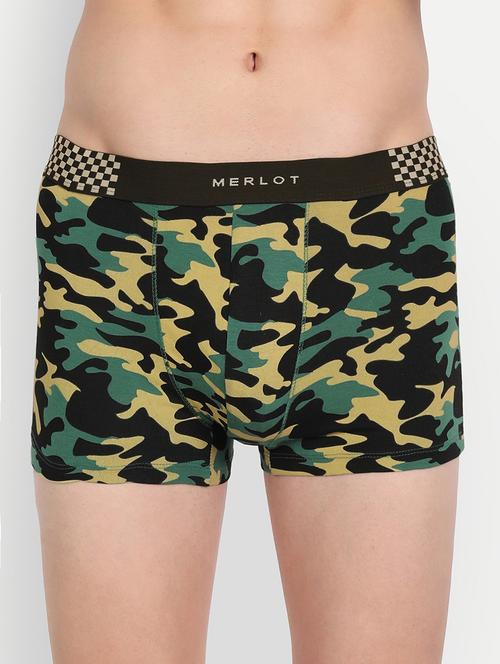 green printed cotton trunk - 19496898 - Standard Image - 0