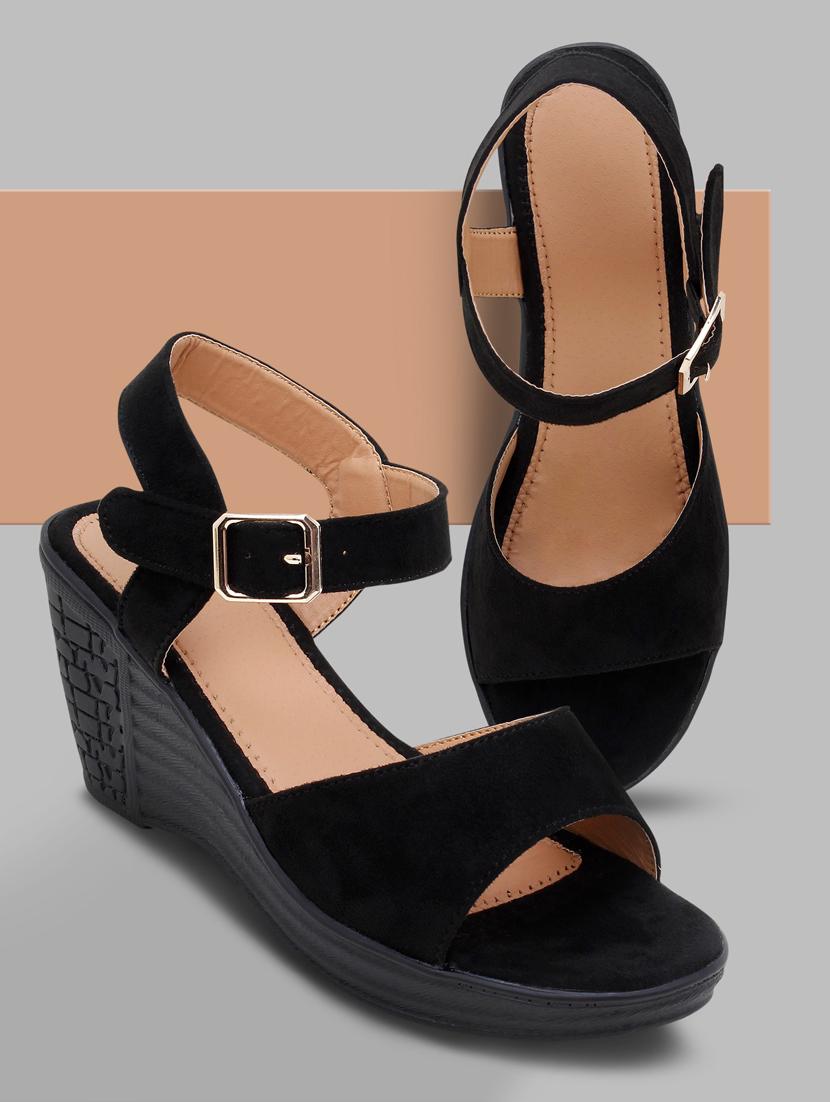 Buy online Black Ankle Strap Sandal from heels for Women by Clouter Hub for 749 at 40 off 2025 Limeroad