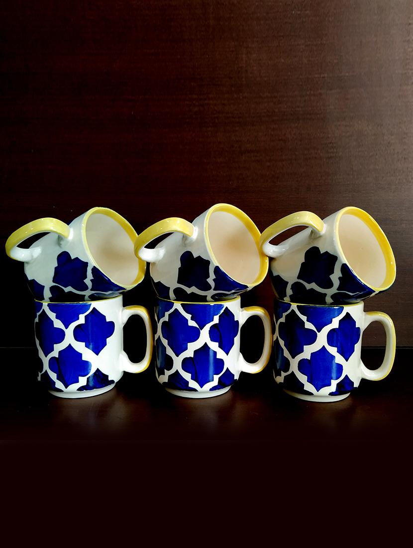 moody panda premium set of 6 cups | cup set | set of 6 cups | stoneware - 19520526 -  Zoom Image - 0