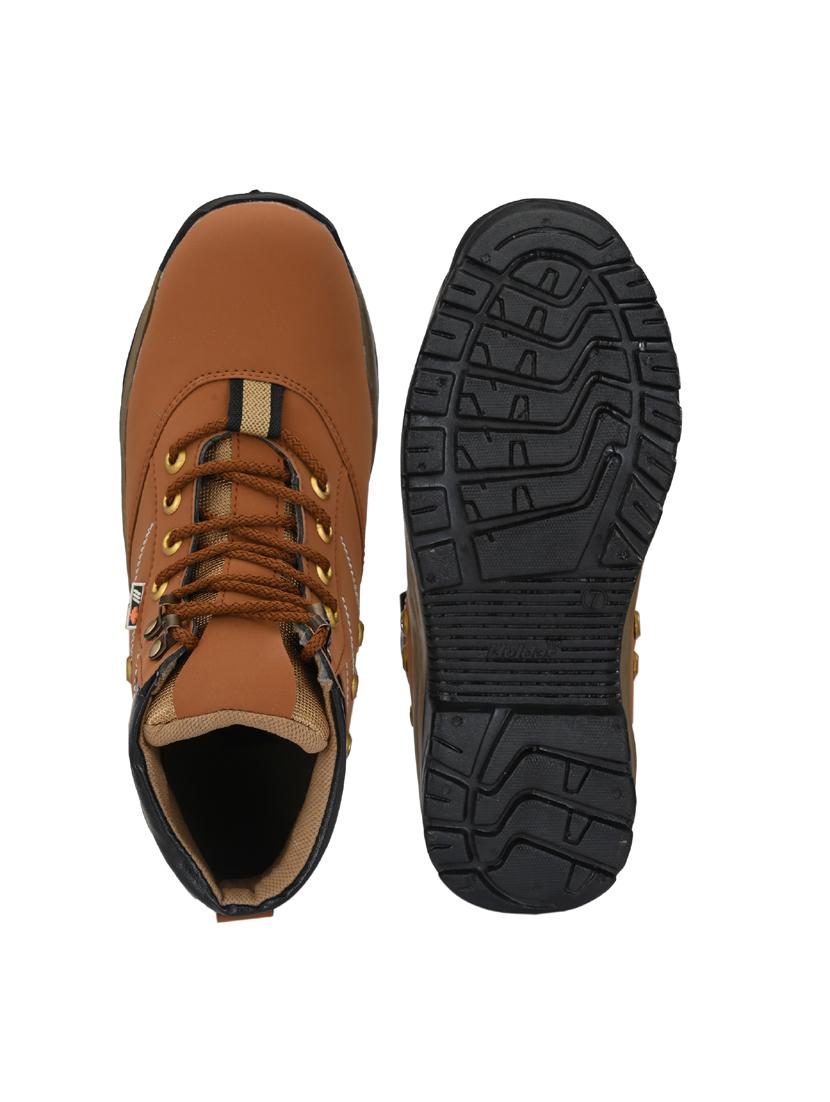 men tan high ankle boots - 19585155 - Standard Image - 5