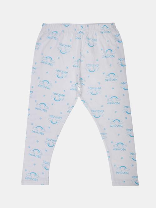 Blue Cotton Legging - 19616560 - Very Small Image - 1
