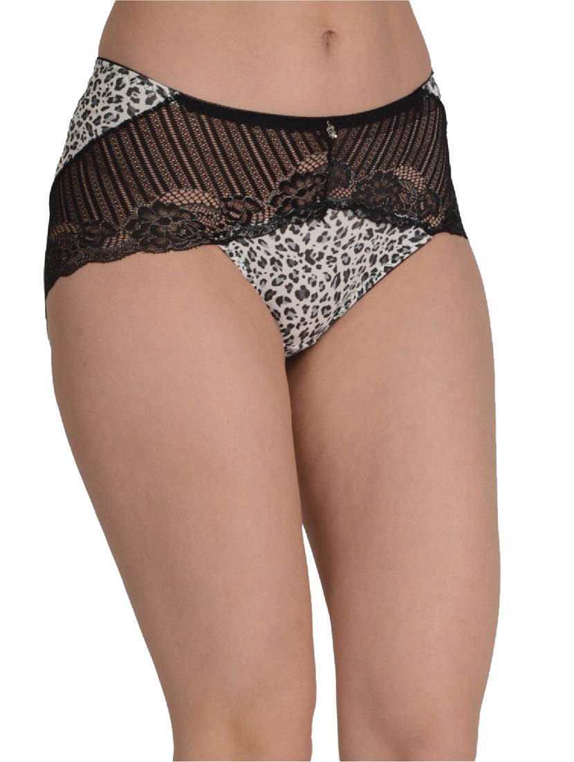black animal printed hipster panty - 19616733 - Standard Image - 3