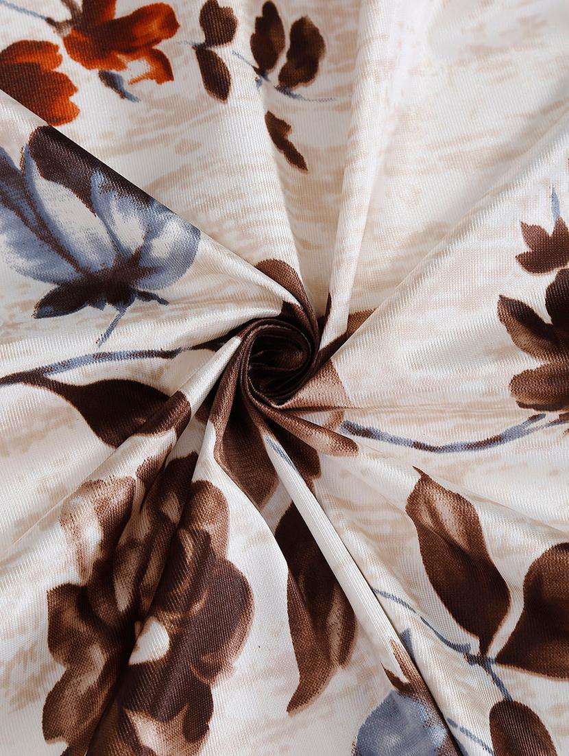 home sizzler 2 piece windflower floral eyelet polyester door curtains - 19643291 - Zoom Image - 4