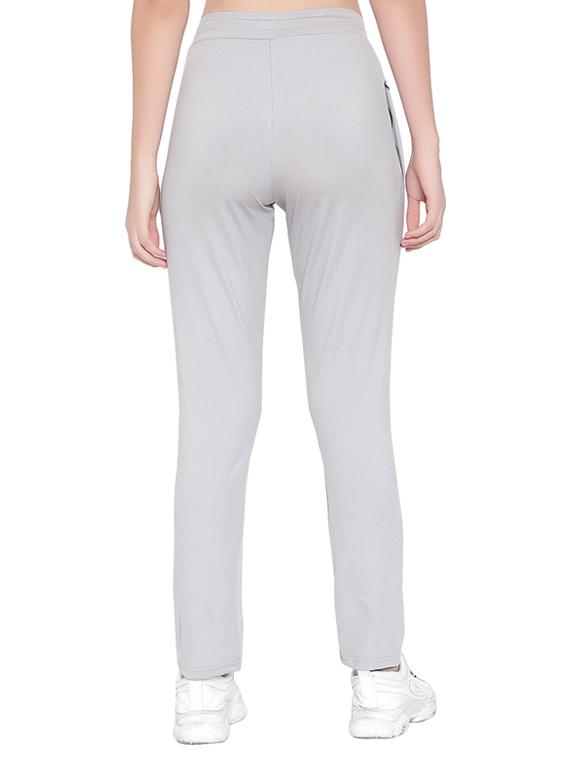 mid rise solid track pant - 19643990 - Standard Image - 2