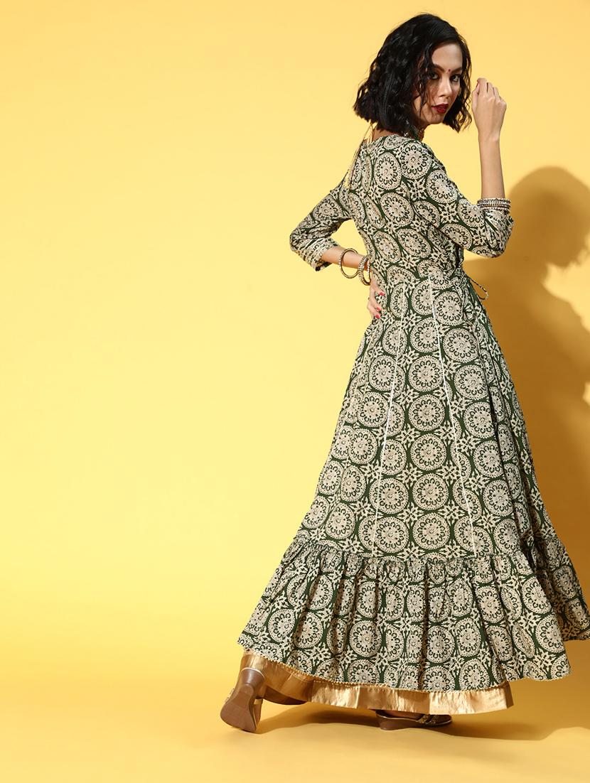 women's flared kurta - 19657443 - Standard Image - 2