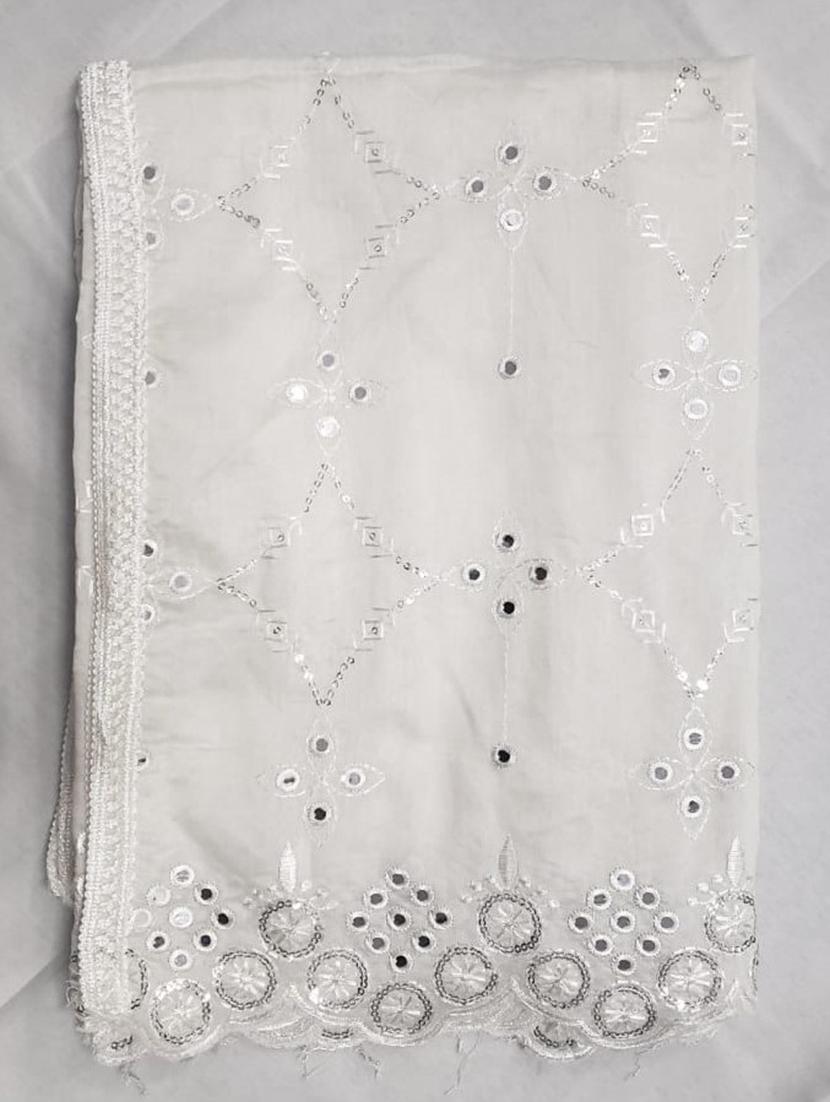 self design embroidered dupatta - 19662938 - Standard Image - 5