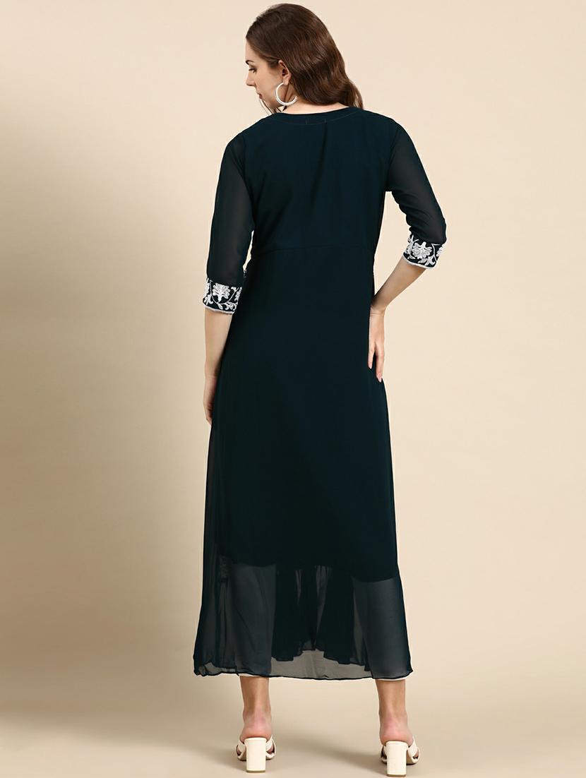 women's flared kurta - 19665020 - Standard Image - 3