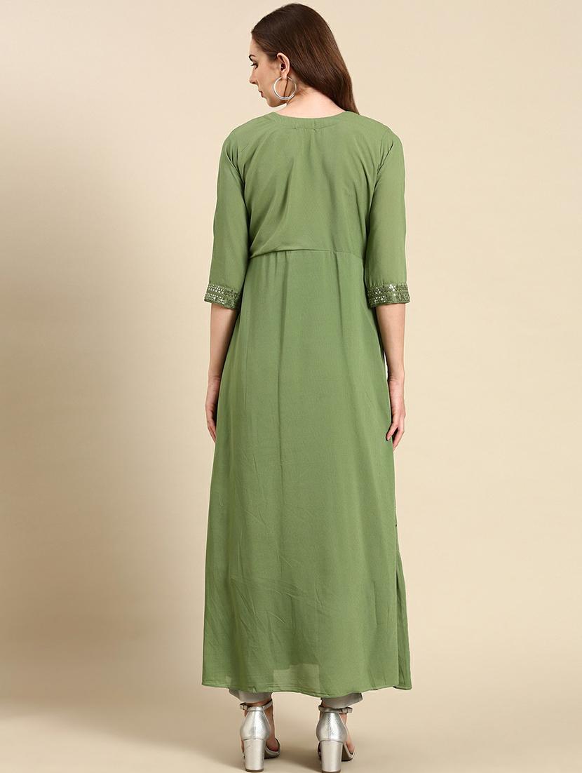women's tiered kurta - 19665064 - Standard Image - 3