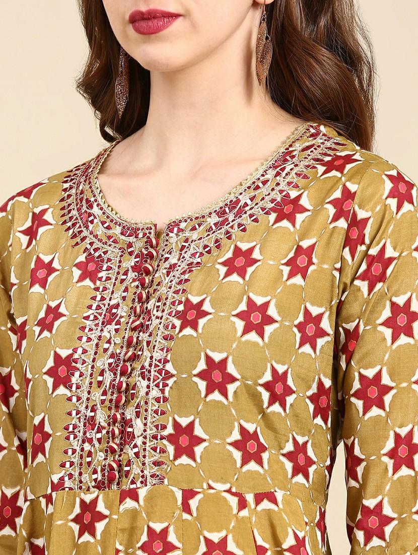 women's flared kurta - 19665071 - Standard Image - 5
