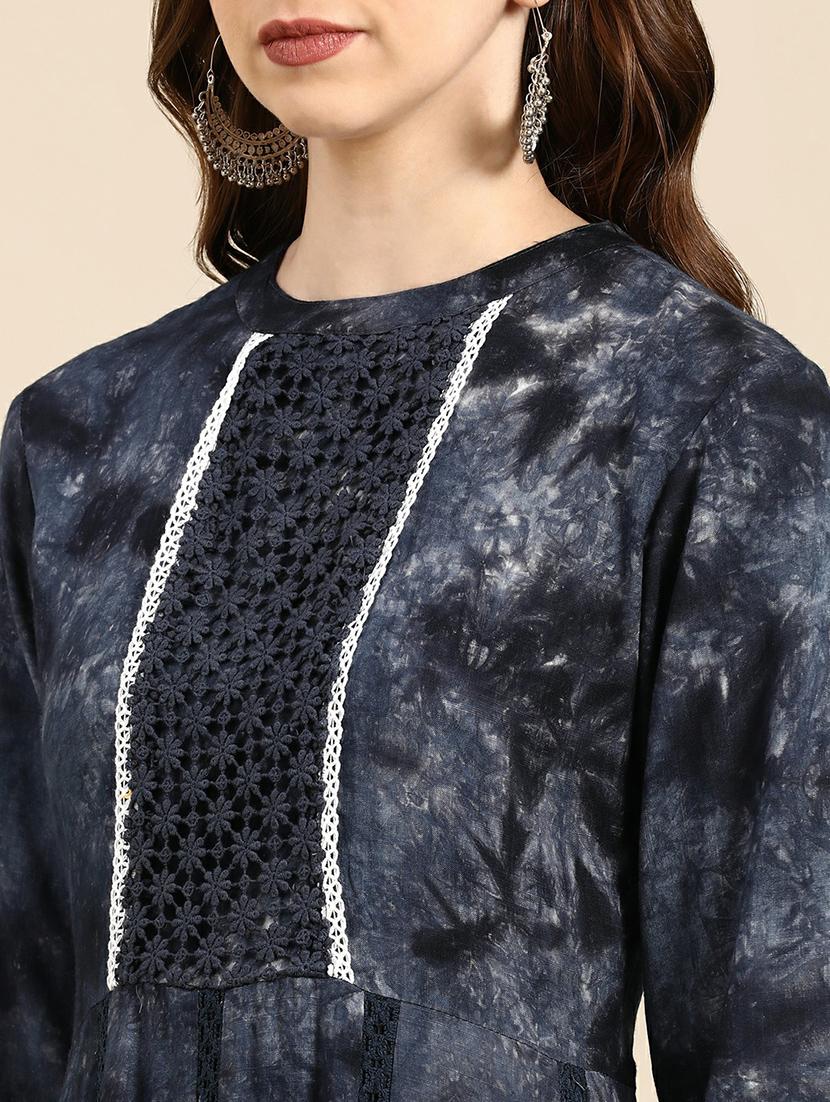 women's flared kurta - 19665079 - Standard Image - 5