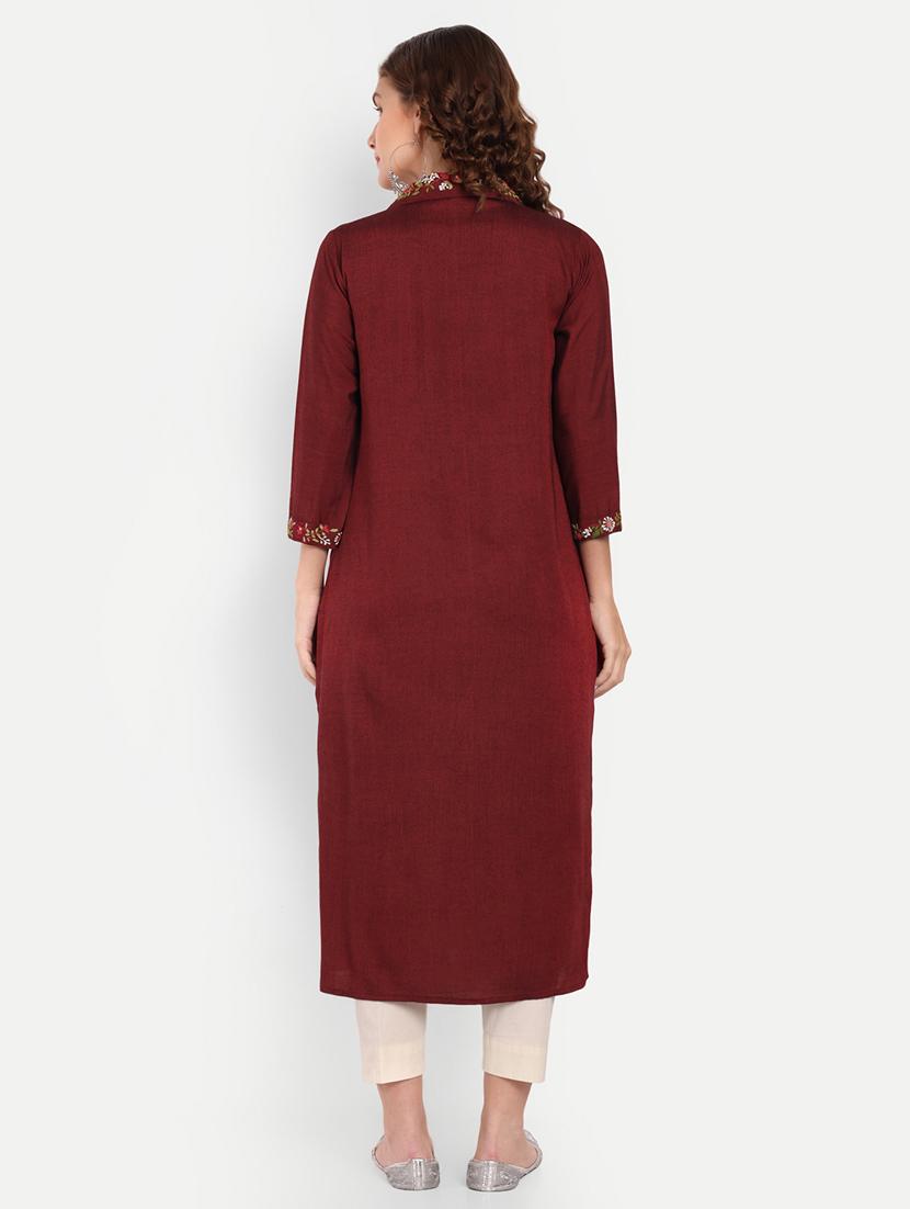 women's straight kurta - 19670434 - Standard Image - 3