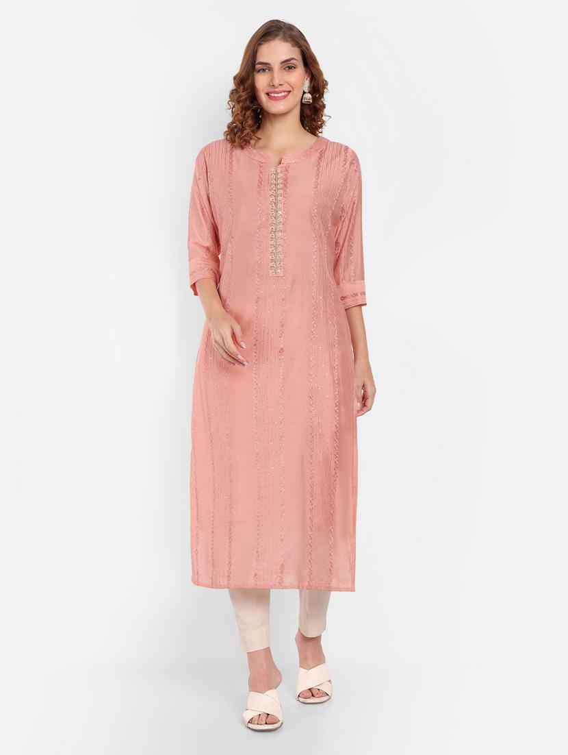 women's straight kurta - 19670438 - Zoom Image - 0