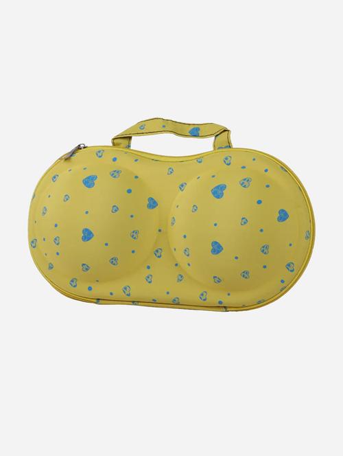 yellow poly spandex lingerie travel bag accessory - 19670806 - Standard Image - 0