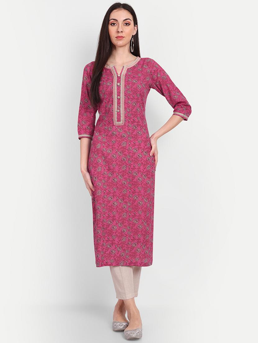 women's straight kurta - 19682443 -  Standard Image - 1