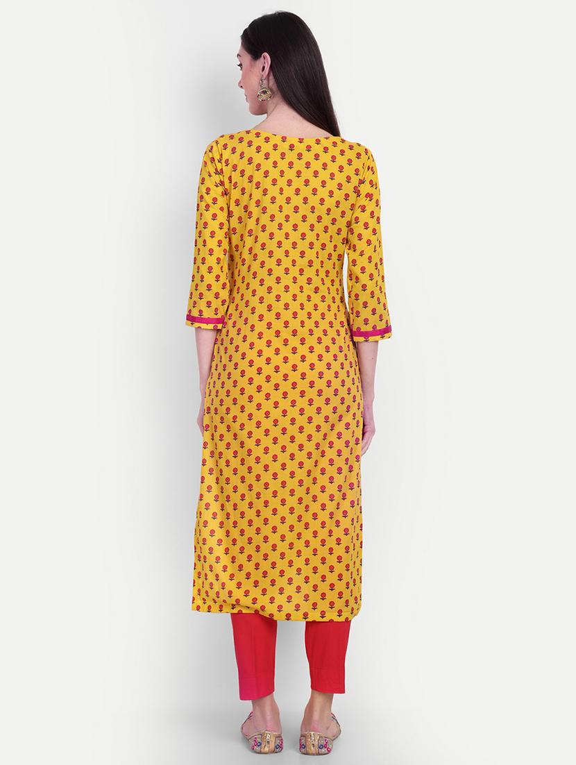 women's straight kurta - 19682449 - Zoom Image - 2