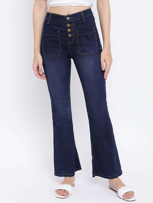 women's plain bootcut jeans - 19684863 -  Standard Image - 0