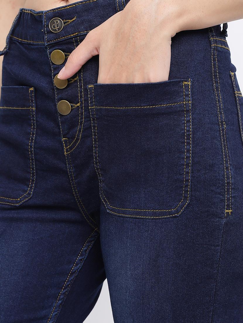 women's plain bootcut jeans - 19684863 - Standard Image - 5