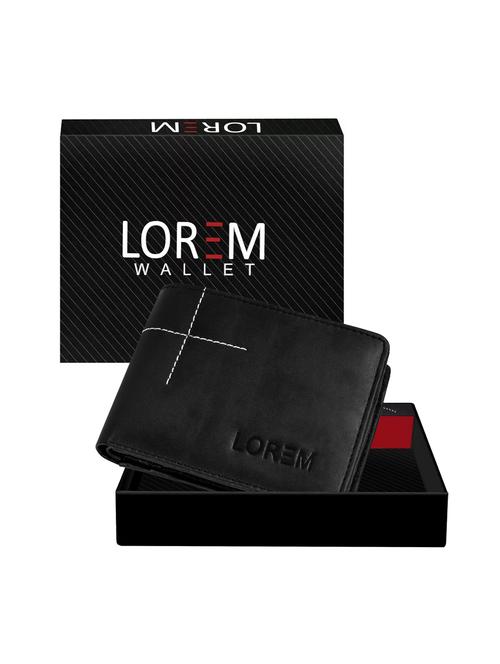 black leatherette wallet - 19690881 - Very Small Image - 1