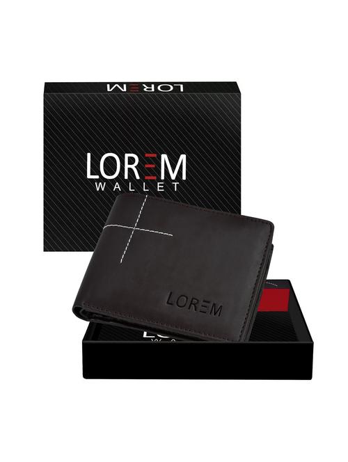 brown leatherette wallet - 19690882 - Very Small Image - 1