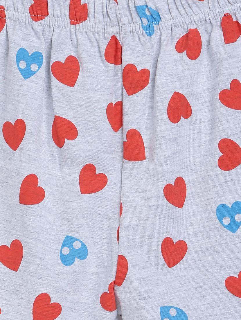 red printed shorts nightwear set - 19691037 - Standard Image - 3