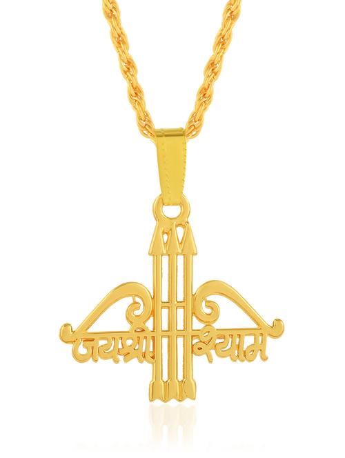 men gold plated pendant - 19692249 - Very Small Image - 1