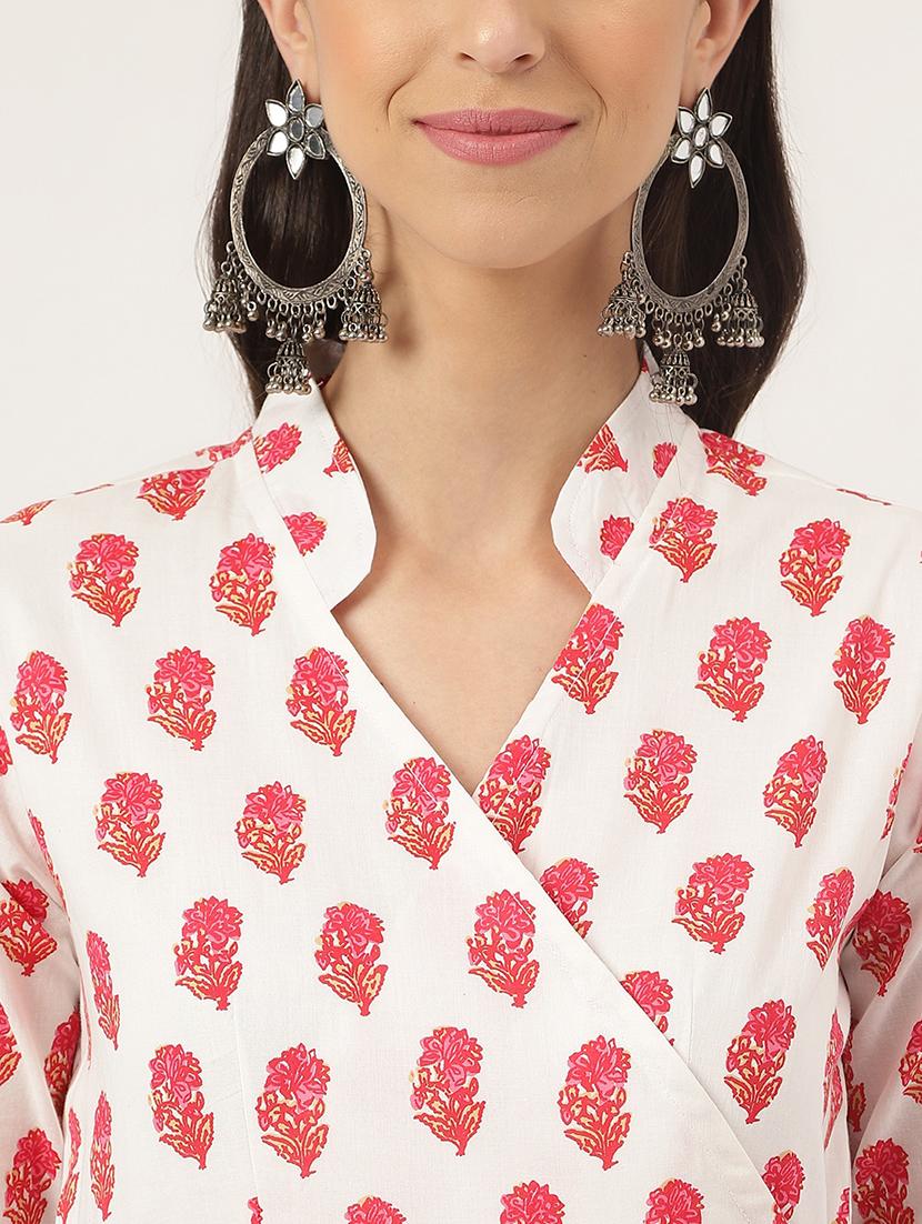 women's angrakha kurta - 19693193 - Standard Image - 4