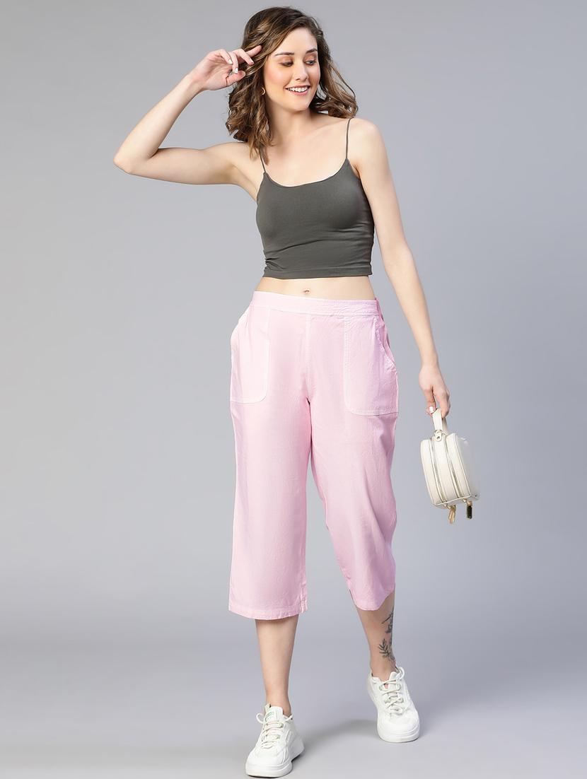 solid rosewater pink flat front trouser - 19697145 - Standard Image - 3