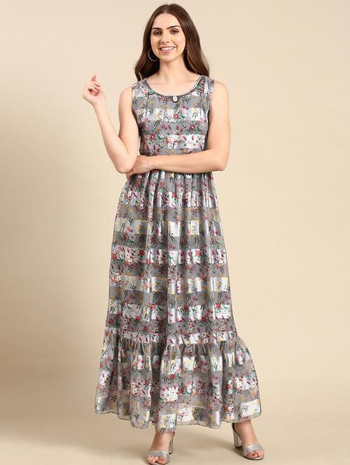 women's tiered dress floral dress - 19698855 -  Standard Image - 0