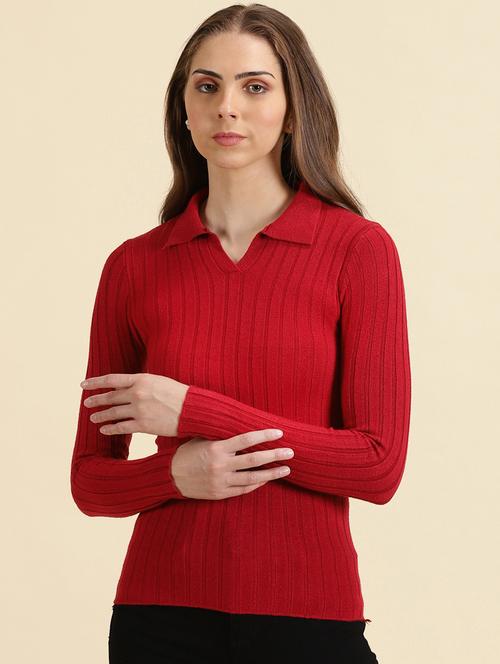 women's a line collared top - 19699033 - Very Small Image - 1