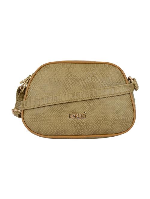 beige solid sling bag - 19706548 - Very Small Image - 1